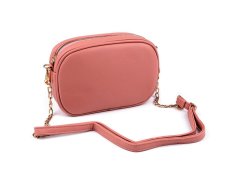 Kraftika 1ks pudrová tmavá dámská / dívčí kabelka crossbody 13,5x20