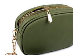 Kraftika 1ks pudrová tmavá dámská / dívčí kabelka crossbody 13,5x20