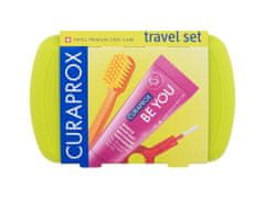 Curaprox 1ks travel set green, zubní kartáček