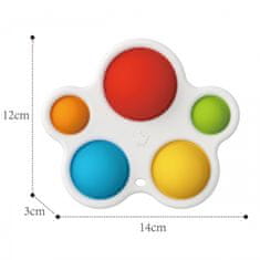 WOOPIE Woopie Senzorická Hračka Kousátko Antistresové Po