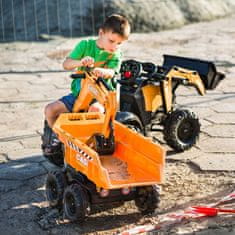 Falk Falk Traktor Case Ih Backhoe Oranžový S Příč