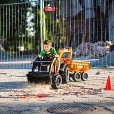 Falk Falk Traktor Case Ih Backhoe Oranžový S Příč