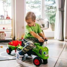 Falk Falk Traktor Baby Claas Zelený S Přívěsem + A