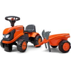 Falk Falk Traktor Kubota Oranžový S Přívěsem + Akc. Od 1 Roku