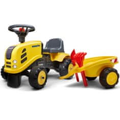 Falk Falk Traktor Baby Komatsu Žlutý S Přívěsem + Akc. Od 1 Roku