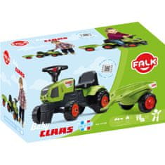 Falk Falk Traktor Baby Claas Axos 310 Zelený S Přívěsem Od 1 Roku