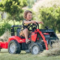 Falk Falk Traktor Case Na Pedály S Lžící A Přívěsem C