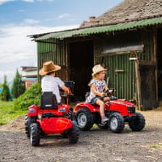 Falk Falk Traktor Massey Ferguson Červený Na Pedály S