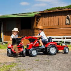 Falk Falk Traktor Massey Ferguson Červený Na Pedály S