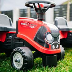 Falk Falk Traktor Baby Case Ih Ride-On Červený S Přívěsem + Akc. Od 12 Měsíců