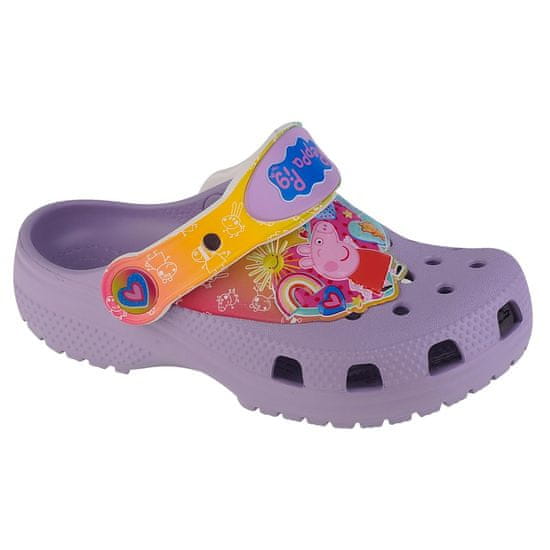 Crocs Dřeváky fialové Classic Fun I AM Peppa Pig T Clog