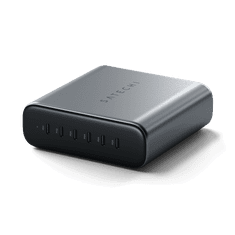 Satechi GaN 200W nabíječka USB-C se 6 porty 2 x USB-C PD 3.1 (140 W) a 4 x USB-C PD 3.0