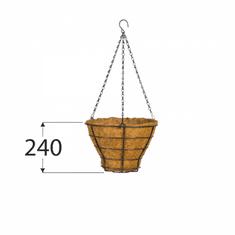 Velano KD 1 závěsný košík pro květináč 240 mm