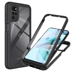 Techsuit Pouzdro Motorola Moto G22 Techsuit - Defense360 Pro + ochrana obrazovky, černé