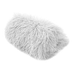 Petproducts Bílá hebká oboustranná fluffy deka - 120x95 cm