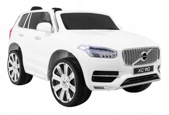 Moje Auto Volvo Xc90 Na Dětskou Baterii Bílá + Dálkové Ovládání