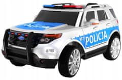 Moje Auto Auto Suv Policie Na Baterie Pro Děti + Sirény