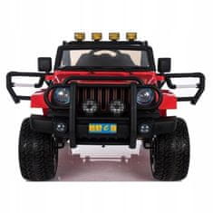 Moje Auto Monster Vozidlo Jeep 4X4 Červená