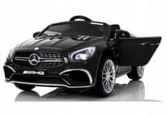 Moje Auto Mercedes Amg Sl65 Dětský Lak Černý + Dálkové Ovládání