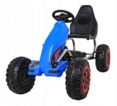 Moje Auto Velká Gokart Strong Na Pedály Pro Děti Modrá