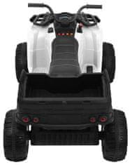 Moje Auto Quad Xl Atv Na Baterie Pro Děti Bílá + Pohon