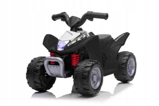 Moje Auto Quad Honda 250X Trx Na Baterie Černá + Klakson