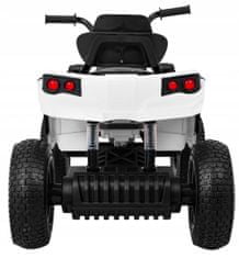 Moje Auto Quad Atv Air Na Dětskou Baterii Bílá + Kolečka