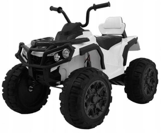 Moje Auto Quad Atv 2.4Ghz Na Baterie Pro Děti Bílá + P