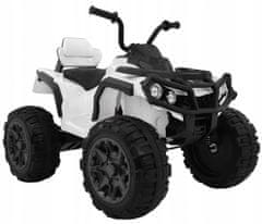 Moje Auto Quad Atv 2.4Ghz Na Baterie Pro Děti Bílá + P