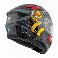 MT HELMETS Integrální přilba na motorku Targo Bee B5 šedá Velikost: M