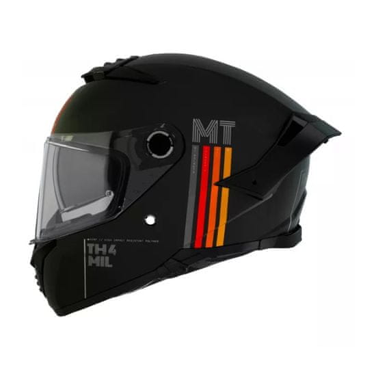 MT HELMETS Integrální přilba na motorku Thunder 4 SV Mil A11 černá matná Velikost: XS