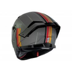 MT HELMETS Integrální přilba na motorku Thunder 4 SV Mil C2 šedá matná Velikost: XS