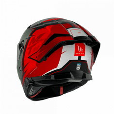 MT HELMETS Integrální přilba na motorku Thunder 4 SV Pental B5 šedo-červená Velikost: XS