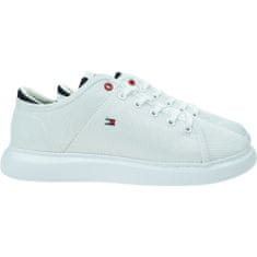 Tommy Hilfiger Boty bílé 43 EU Lightweight Textile Cupsole