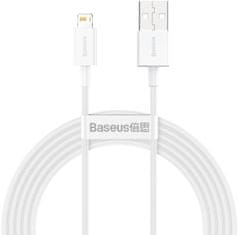 BASEUS kabel Superior Series USB-A - Lightning, rychlonabíjecí, 2.4A, 2m, bílá