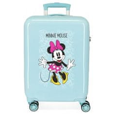 Joummabags Luxusní dětský ABS cestovní kufr MINNIE MOUSE Enjoy the day, 55x38x20cm, 34L, 4681769