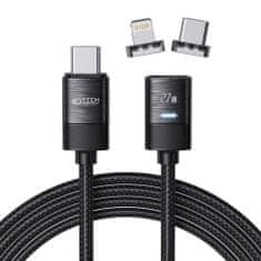 Tech-protect Ultraboost magnetický kabel USB-C - USB-C / Lightning 27W 3A 2m, černý