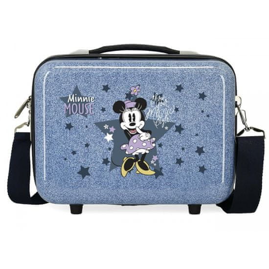 Joummabags ABS Cestovní kosmetický kufřík MINNIE MOUSE Style, 21x29x15cm, 9L, 4983921