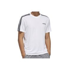 Adidas Tričko bílé XXL D2M 3STRIPES Tee