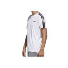 Adidas Tričko bílé XXL D2M 3STRIPES Tee