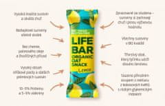 Lifefood Tyčinka Lifebar Oat Snack Bio citron 40g