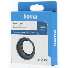 Hama sluneční clona ST pro standardní objektivy, skládací, průměr 55 mm