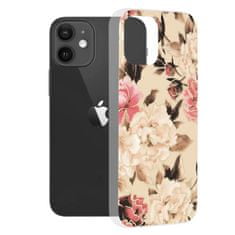 Techsuit Kryt iPhone 12 Techsuit - Marble Series - Mary Berry Nude