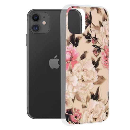 Techsuit Kryt iPhone 11 Techsuit - Marble Series - Mary Berry Nude