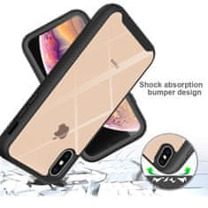 Techsuit Pouzdro iPhone XS Max Techsuit - Defense360 Pro + ochrana obrazovky, černé