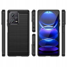 Tech-protect Kryt Xiaomi Redmi Note 12 5G / Poco X5 5G Tech-Protect TPU Carbon černý