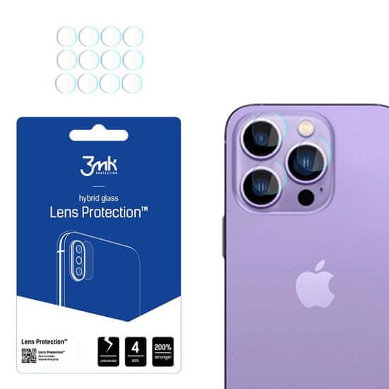 3MK Lens Protection ochrana kamery pro Apple iPhone 14 Pro/14 Pro Max ,(4ks), 5903108494694