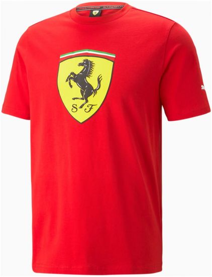 Ferrari triko PUMA Big Shield 23 černo-žluto-červené