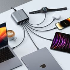 Satechi 200W USB-C 6-portová GaN nabíječka