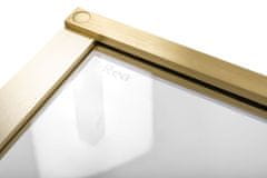 REA Sprchové Dveře Hugo 100 Gold Brush + Profil